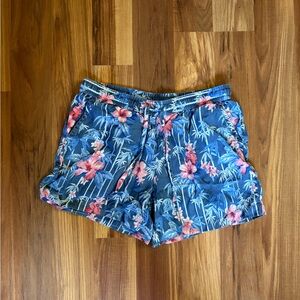 Tommy Bahama High Waist Blue and Pink Shorts Size Small